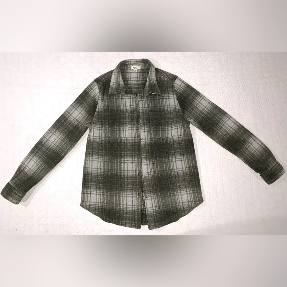Dylan by True Grit Lumber Plaid Sweater-Knit Shirt Jacket Shacket